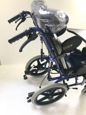 Folding Handicapped Steel Lightweight Manual Cp Wheel Chair for The Disabled