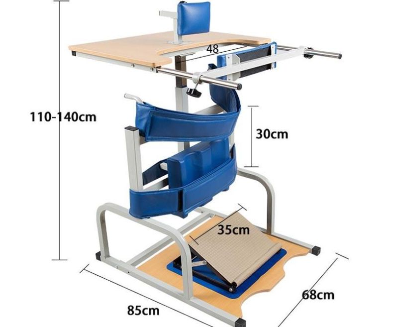 Adult Walking Aid Training Standing Frame with Wheels Walker