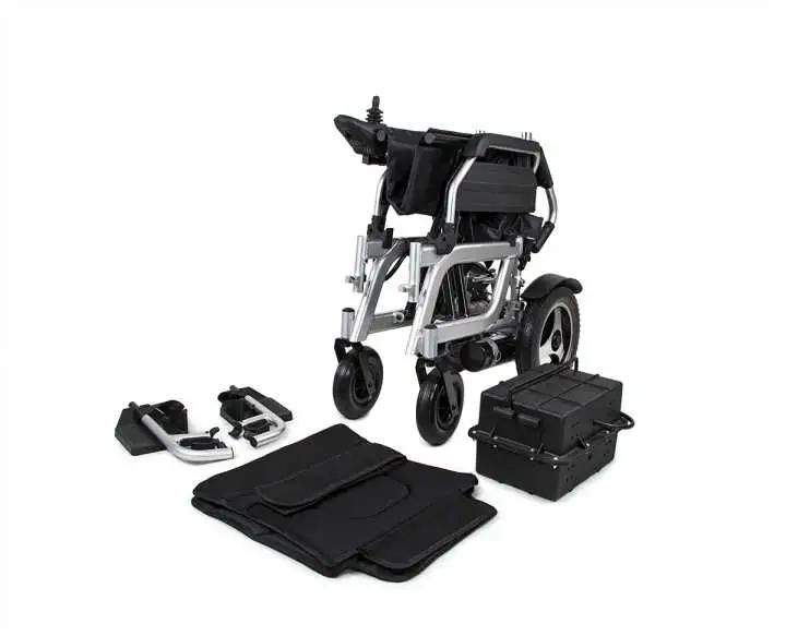 Rehabilitation Handicapped Outdoor Powered Motorized Folding Electric Wheelchair for Elderly