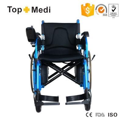 Topmedi Rehabilitation Therapy Handicapped Automatic Powered Wheelchair for Elderly