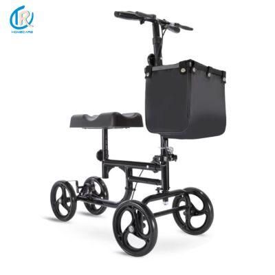 Rollator Walker Foldable Knee Scooter Knee Walker Disabled Scooter / Wheelchair