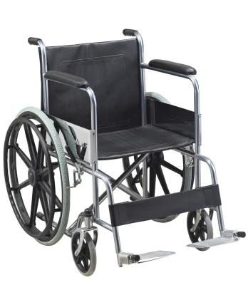 Steel Foldable Economic Cheapest Wheelchair