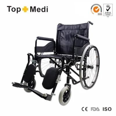 51cm Customized Topmedi 1PCS/CTN 80X28X89cm, N. W. /G. W.: 17.9kg/20.4kg Stair Climbing Steel Wheelchair