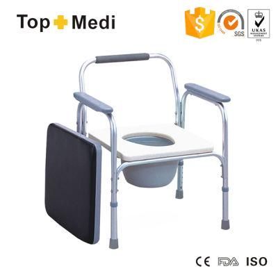 Portable Lightweight Commode Wheelchair for Elder