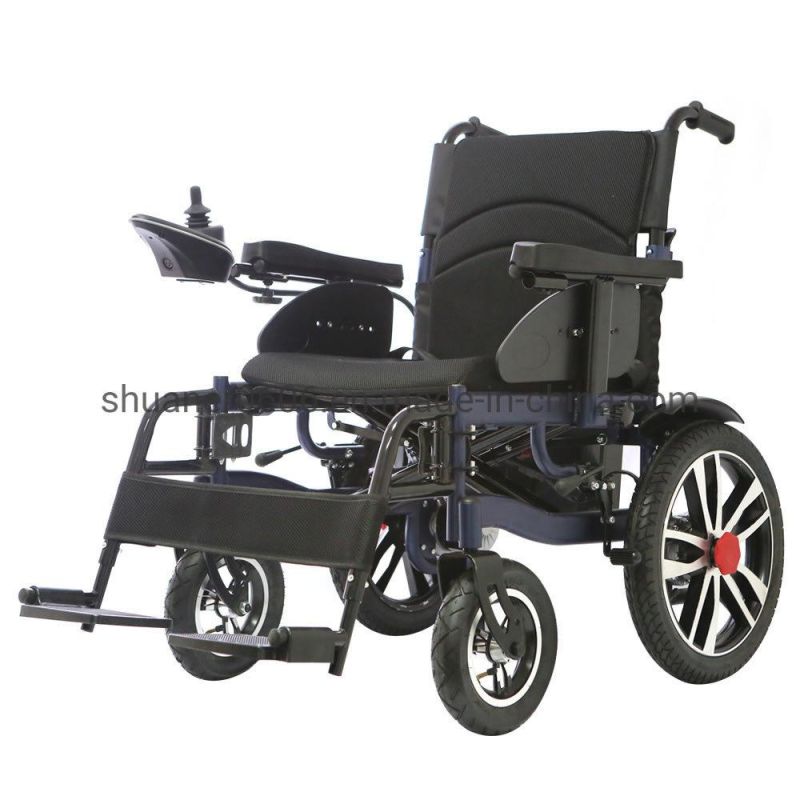 Power Wheel Chair Walker Aluminum Electronic Wheelchair Lightweight Folding Electric Wheelchairs for The Disabled