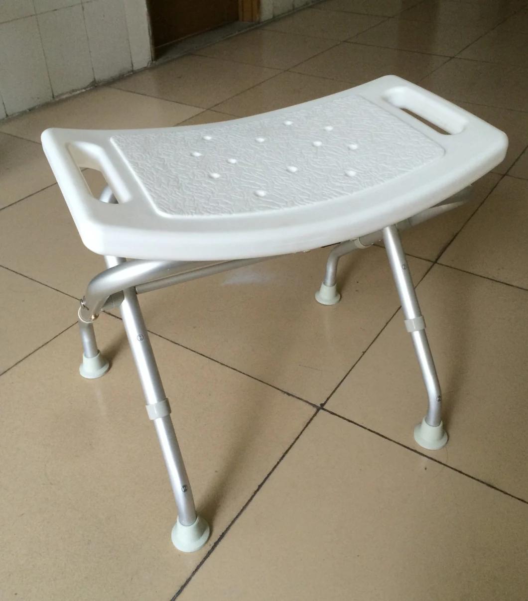 Commode Chair - Aluminum Folding Shower Chair Foldiong Shower Stool