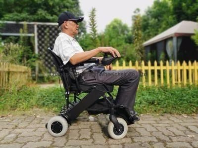 Functional Electric Wheelchair with Customized Logo for Handicapped OEM