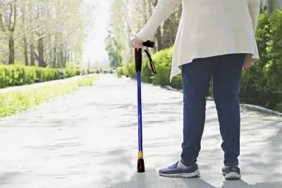 Cheap Telescopic Retractable Aluminum Alloy Adjustable Walking Stick for Old