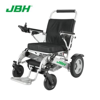 Best Lightweight Folding Electric Wheelchair UK Climbing Handicapped Folding Power Electric Wheelchair for Elder