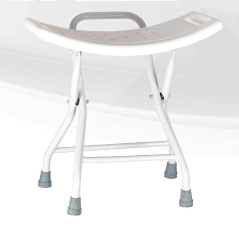 Easy Carry Folding Antiskid Lightweight Shower Safety Chair Aluminum Home Care Elderly People Pregnant Woman Toilet Bath Seat with Bathroom Stool Bench