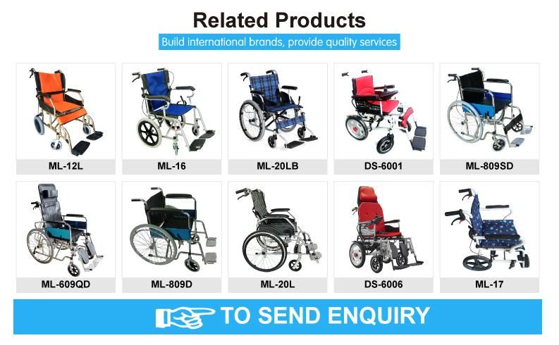 Supplier Manual Travel Light Weight Cheapest Simple Wheelchair with Ce