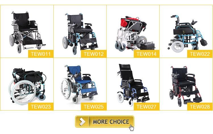 Factory Price Steel Folding Large Sale Electric Wheelchair for Disabled