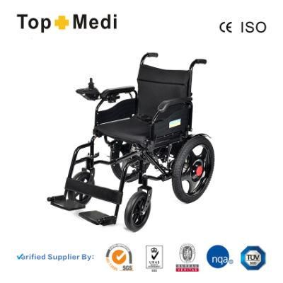 Steel Aluminum Lightweight with Swing Away Armrest Wheelchair for Handicapped People