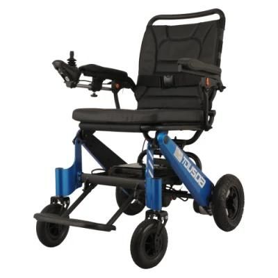 Portable Power Electric Aluminum Folding Lithium Battery Wheelchair CE FDA