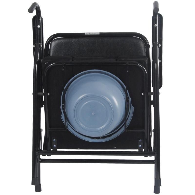 Rehabilitation Therapy Supplies Medical Equipment Foldable Commode Chair
