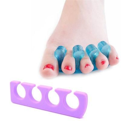 Breathable Silicon Gel Toe Separators Soft Comfortable Silicone Toe Separator