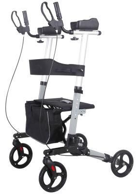 Foldable Mobility Walker Rollator with Seat for Outdoor Walking