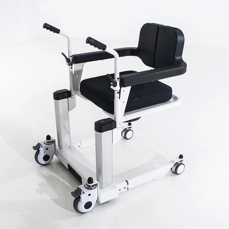 Manufacture Steel Electric Commode Wheelchair