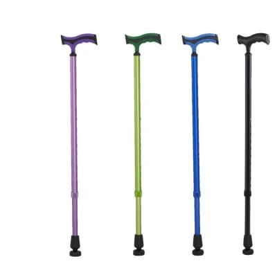 New Design Colorful Fashion Lightweight Walking Easy Carry Folding Stick Adjustable Height Walking Stick Non-Slip Cane Can Hand Carry Stick