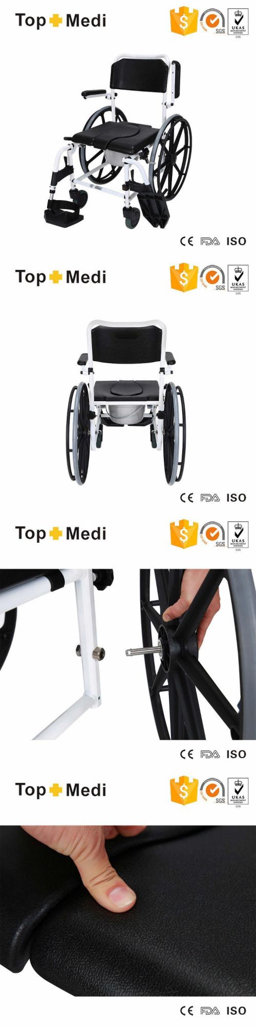 Bathroom Medical Equipment Folding Commode Bath Safety Products Shower Chair