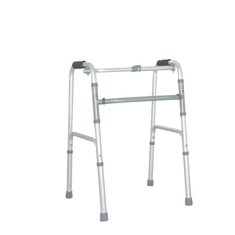 Folding 2 in 1 Medical Rehabilitation Walker for Disabled Aluminum Walking Aids