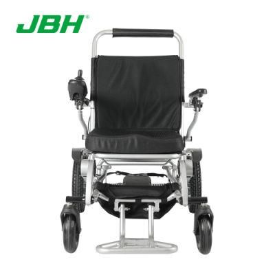 Jbh Manufacturer High Quality Portable Electric Folding Wheelchair Lightweight D12