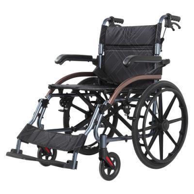 Foldable Orthopedic CE Approved Economy Leisure Wheelchair with Hot Sale