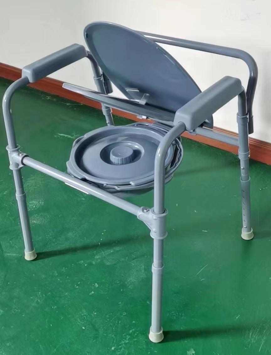 CE Approved Powder Coated Brother Medical LED Examination Light Commode Chair