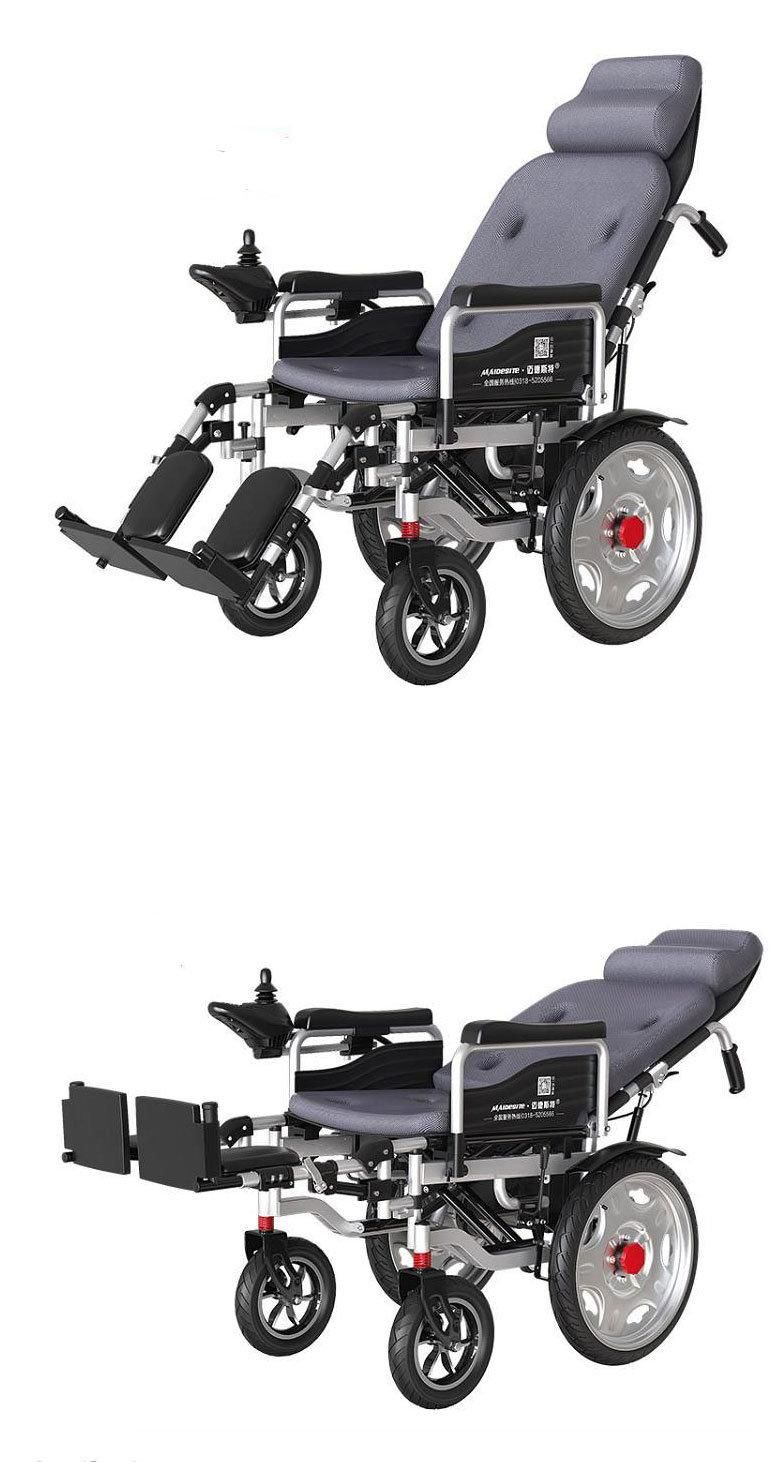 Hot Selling Quality Multifunctional Electric Wheelchairs for Patients with Comfortable Folding Design Electric Wheelchair