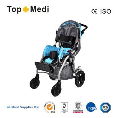 Topmedi Reclining Wheelchair with Commode Stand Wheelchairs Force Rebralpalsy Children