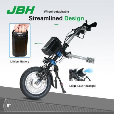 Jbh Factory T01 36V 250W Electric Sport Wheelchair Attachment with Lithium Battery