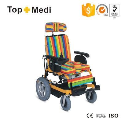 Rehab Equipment Reclining High Back Automatic Brake Electric Power Wheelchair