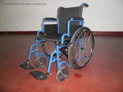 Properties Durable Heavy Duty Manual Folding Elderly Wheelchair