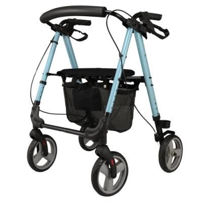 Deluxe Aluminum Stand up Rollator for Elderly