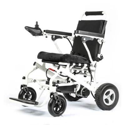Health Care Supplies Folding Lightweight Electric Wheelchair for Disabled