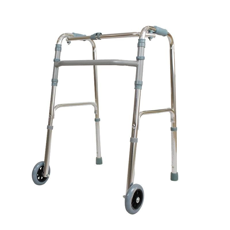 High Quality Medical Aluminum Adult Walker for Disabled Walking Rollator