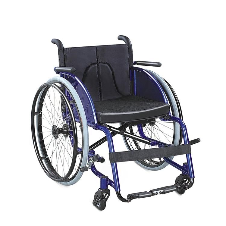 Topmedi Lightweight Leisure Aluminum Wheelchair for The Handicapped and The Elderly