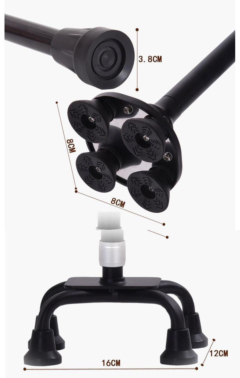 Foldable Walking Stick for Balancing Mobility Aid