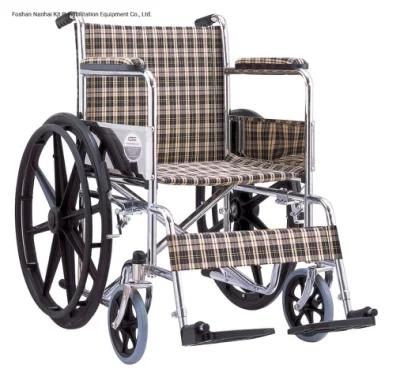 Manual Wheelchair for The Disabled People Mag Wheel Heavy Duty