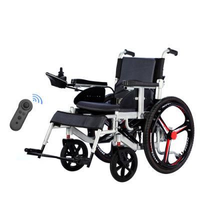 CE Approved Remote Control Automatic Folding Wheelchair Electric Lightweight Power Wheelchair