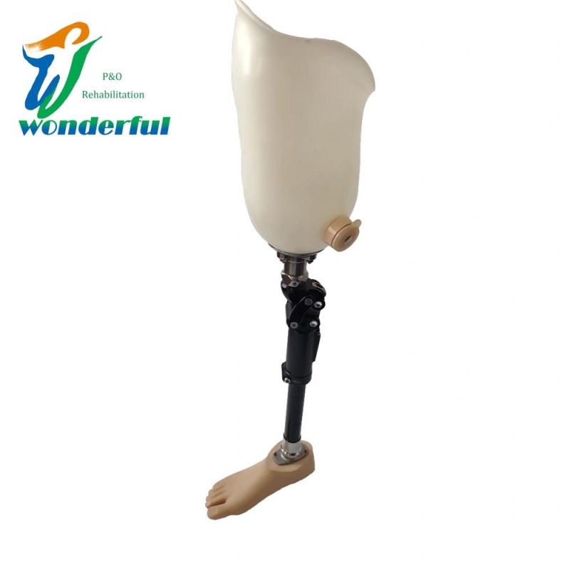 Artificial Limb Prosthetic Leg with Pneumatic Four Bar Knee