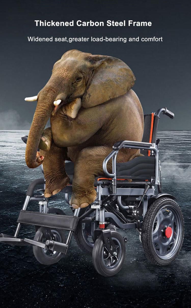 Both Sides Separate Electric Wheel Chair Power Chairs Aluminum Wheelchair with CE Hot