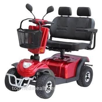 Fashion Safe Electric Steel Wheelchair with Speed Control System