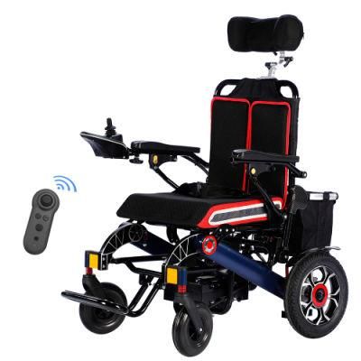 Disabled Folding Aluminum Alloy Rehabilitation Care Products Electric Wheelchair