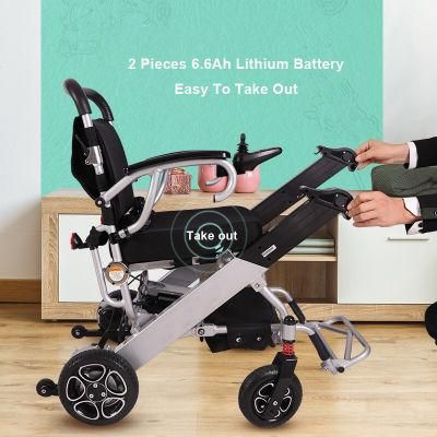 Gh Medical New Design Electronic Wheelchair Lightweight Electric Wheelchair for Disabled People