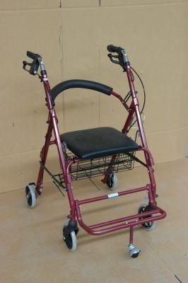 ODM China Accept OEM Folding Aluminum Medical Products Rollator Walker with CE Bme881