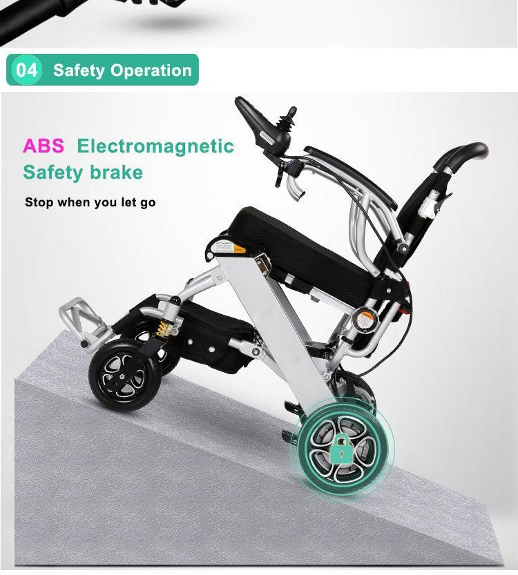 Hot Selling Electronic Wheelchair Lightweight Electric Wheelchair for Disabled People
