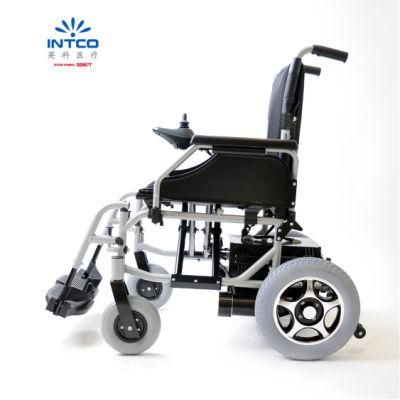 Medical Equipment Aluminum Folable Standard Electric Power Wheelchair