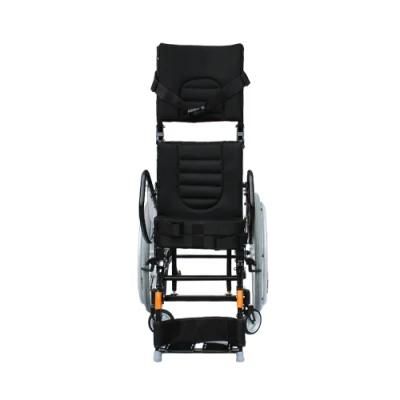 Aluminium Alloy Aid Standing Reclining Wheelchair with Commode Wheel Chair