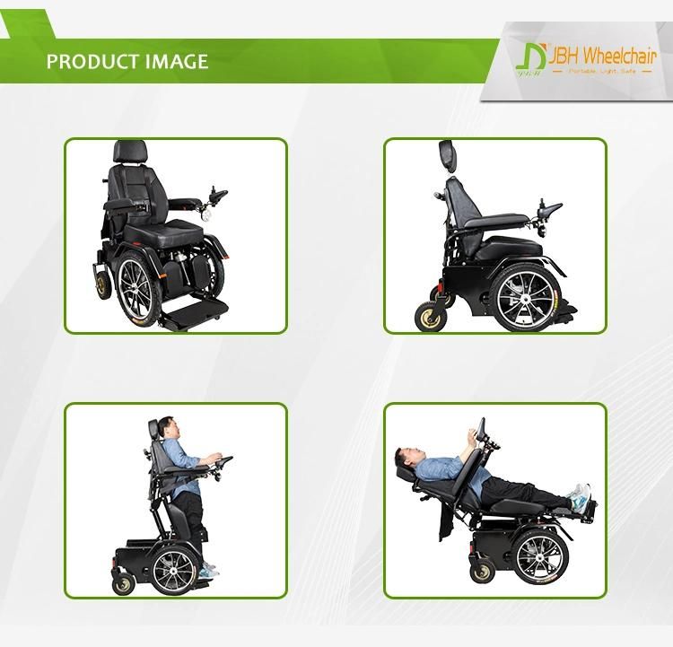 New Steel Handicapped Automatic Power Electric Standing Wheelchair